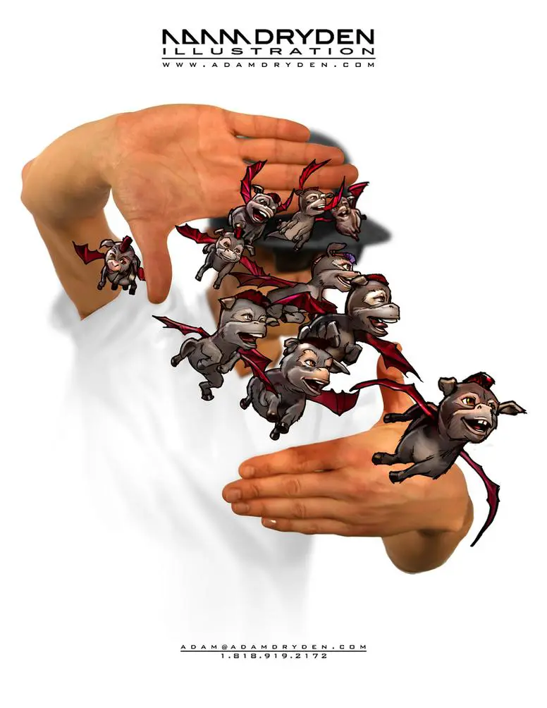 A person holding their hands open with a bunch of mice in it