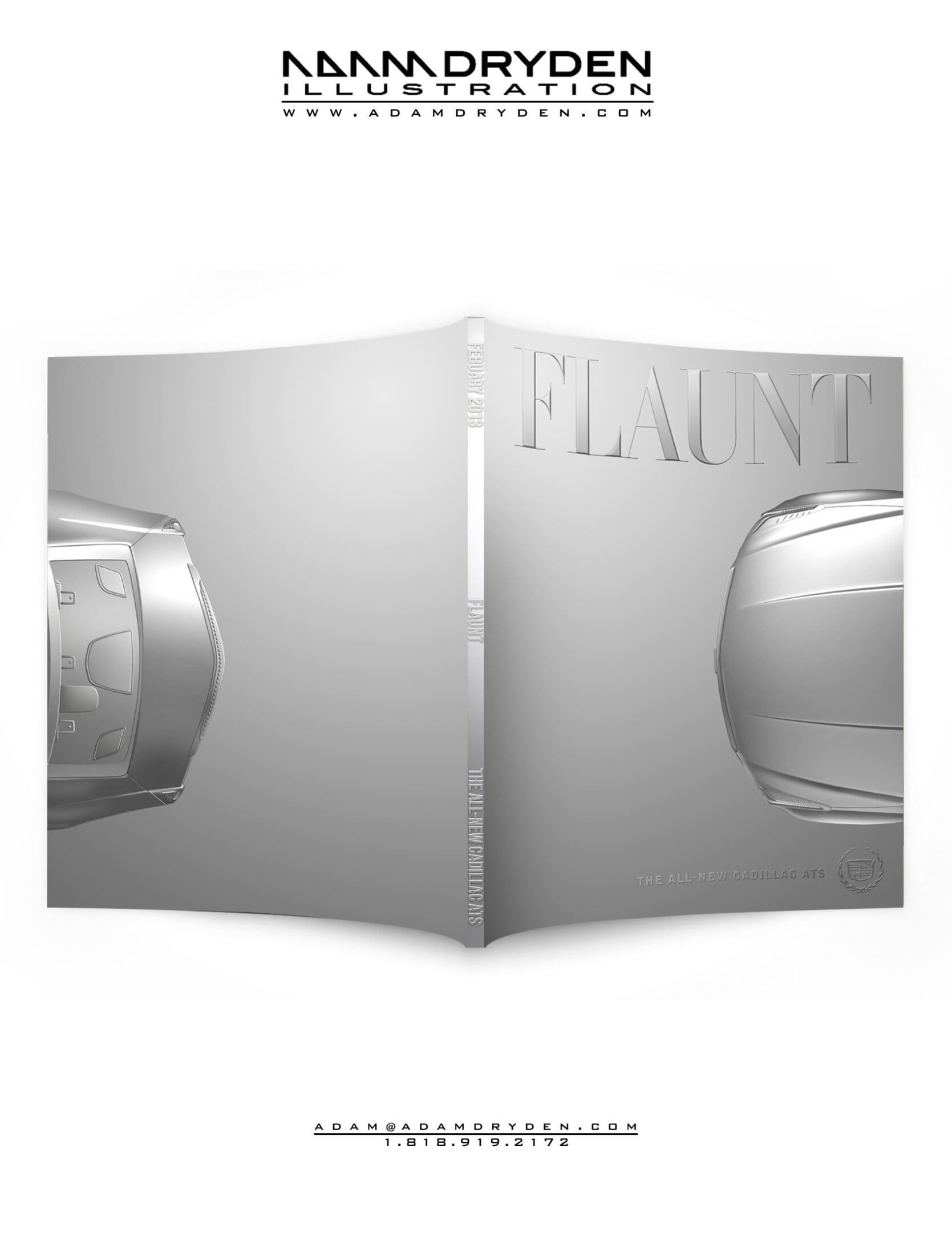 A book cover with the word " flaunt " on it.